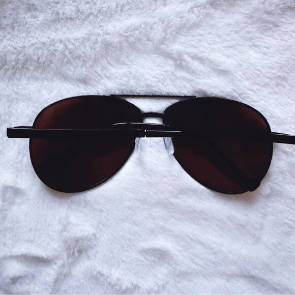 Irene Brown w/Black Rims Stylish Polarized Sunglasses - Picture 12 of 12